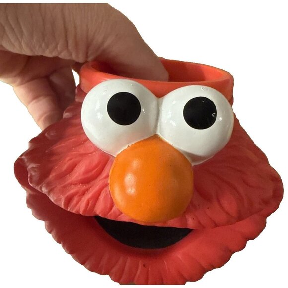 Vintage 1994 Jim Henson Elmo Sesame Street Muppet Show Plastic Mug - Picture 8 of 8